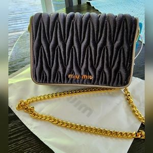 Miumiu matelasse purse